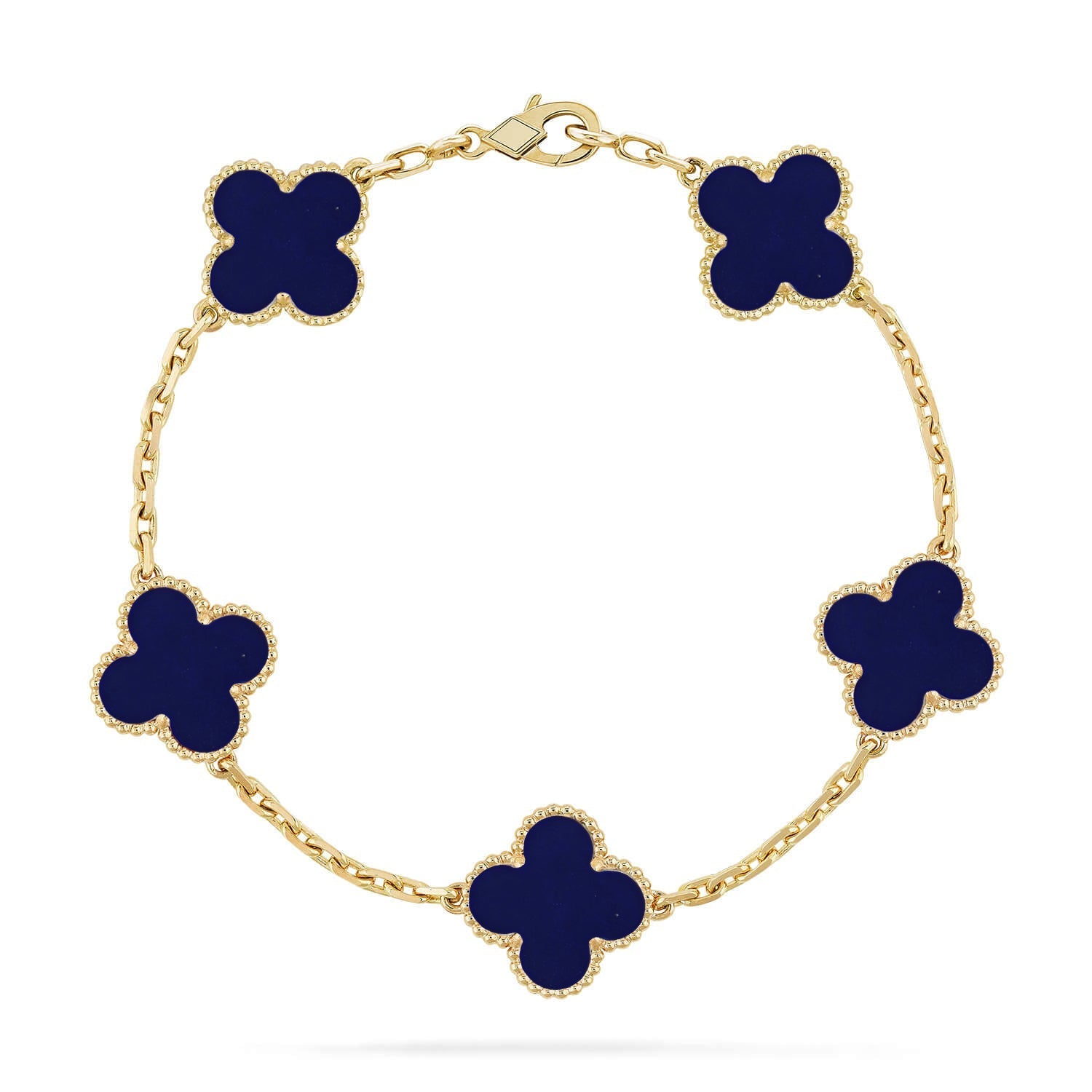 [Lumi] Neue Armbandkollektion mit 5-teiligem Kleeblattmotiv aus Lapislazuli