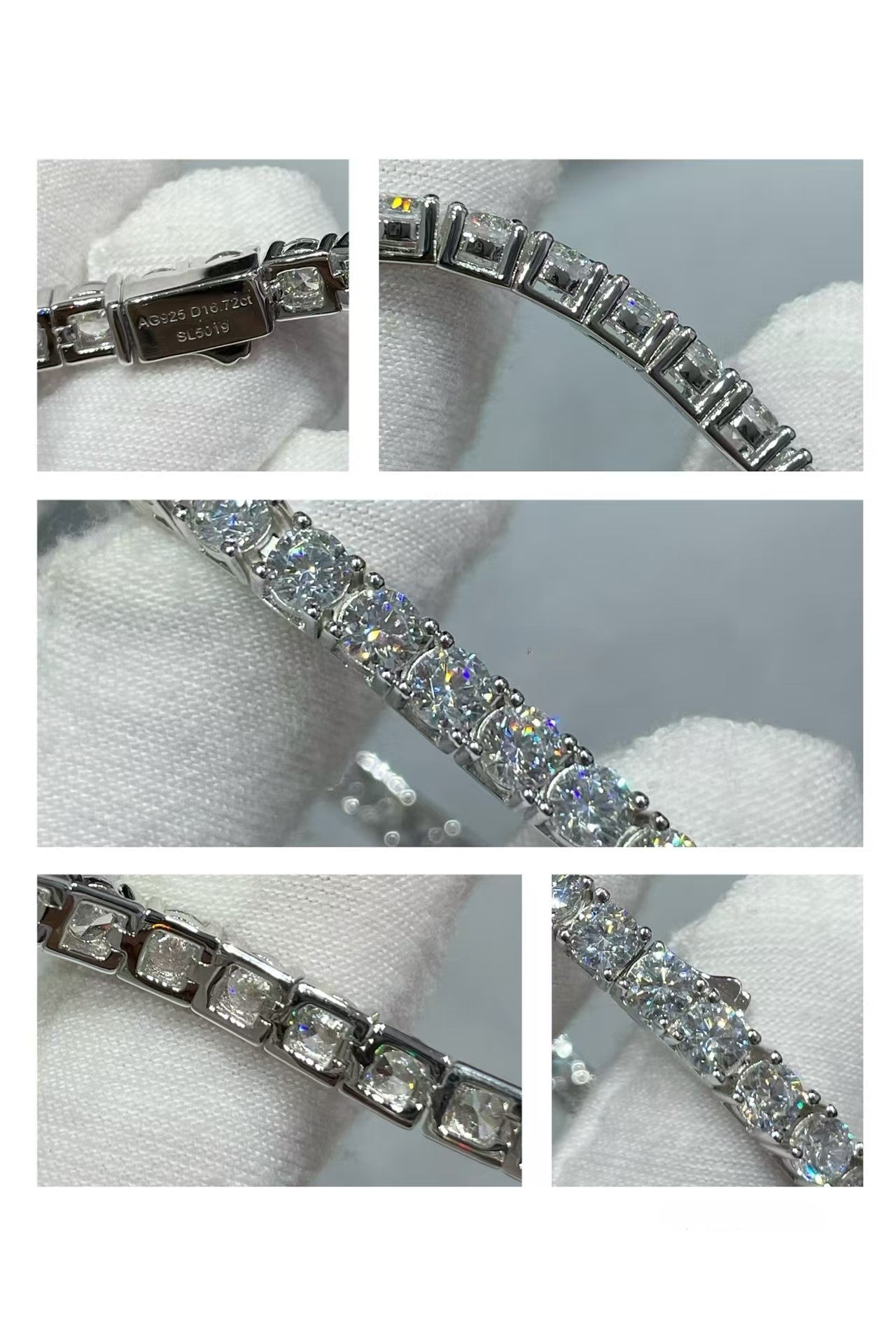 [¡®Lumi¡¯]TENNIS BRACELET WITH FULL DIAMOND SETTING