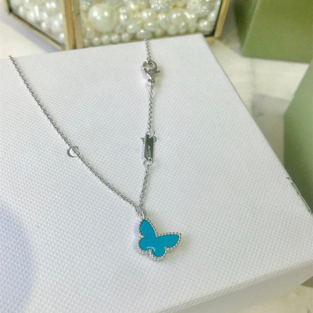 Lumi® Butterfly Türkis Schmetterlingsarmband Silber