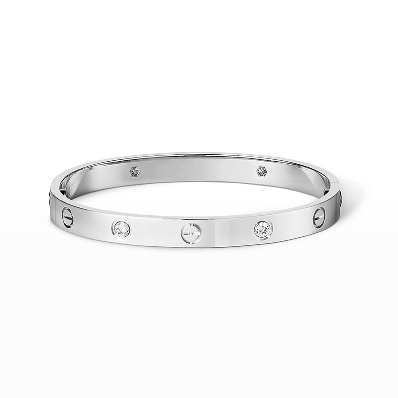 ¡®Lumi¡¯LOVE BRACELET 6.1MM 4 DIAMONDS
