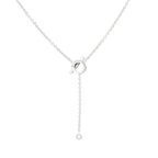 ¡®Lumi¡¯FINESSE SILVER DIAMOND NECKLACE