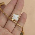 Lumi® Lucky Spring 5 Motiv Goldarmband 
