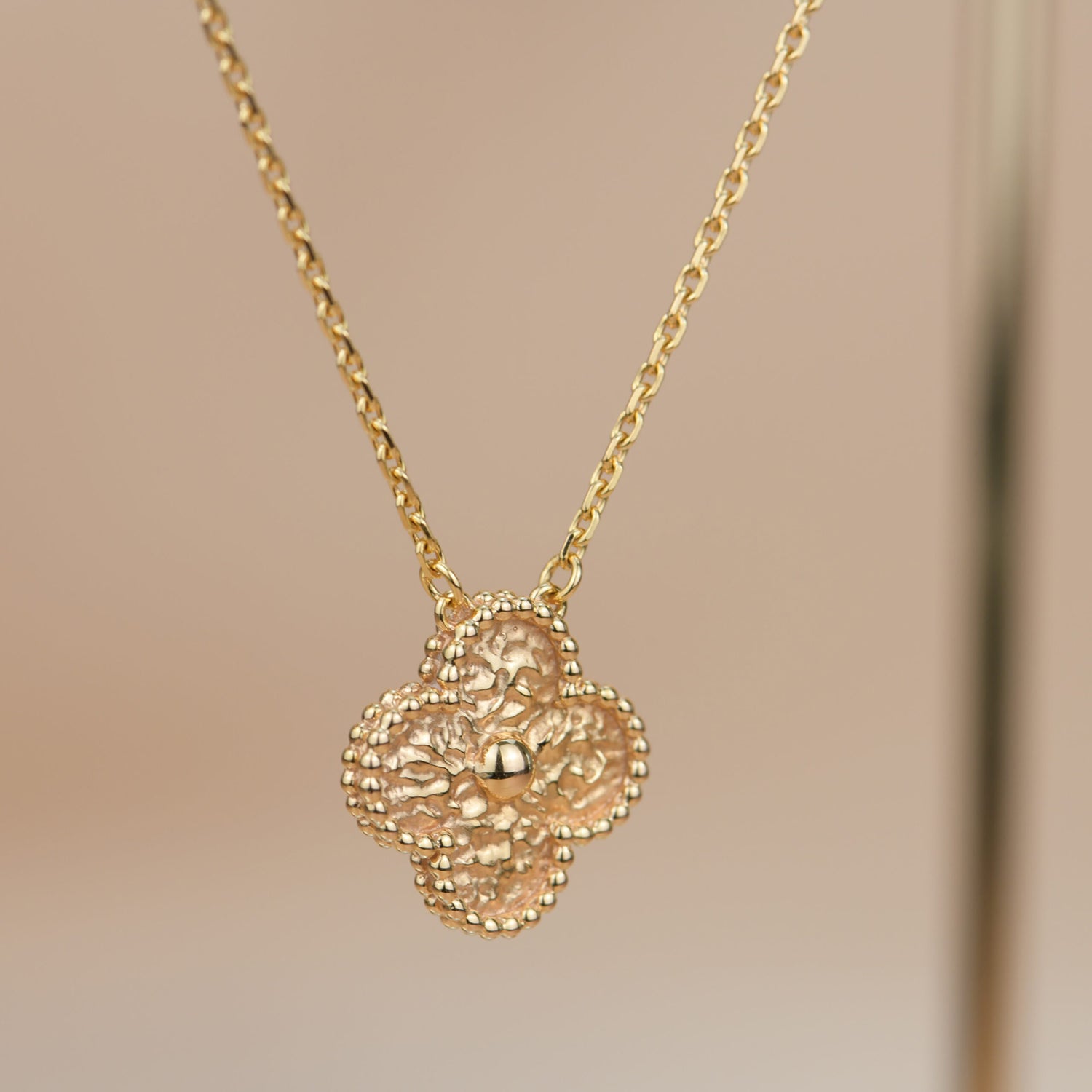 ¡®Lumi¡¯CLOVER 15MM  BRONZING NECKLACE