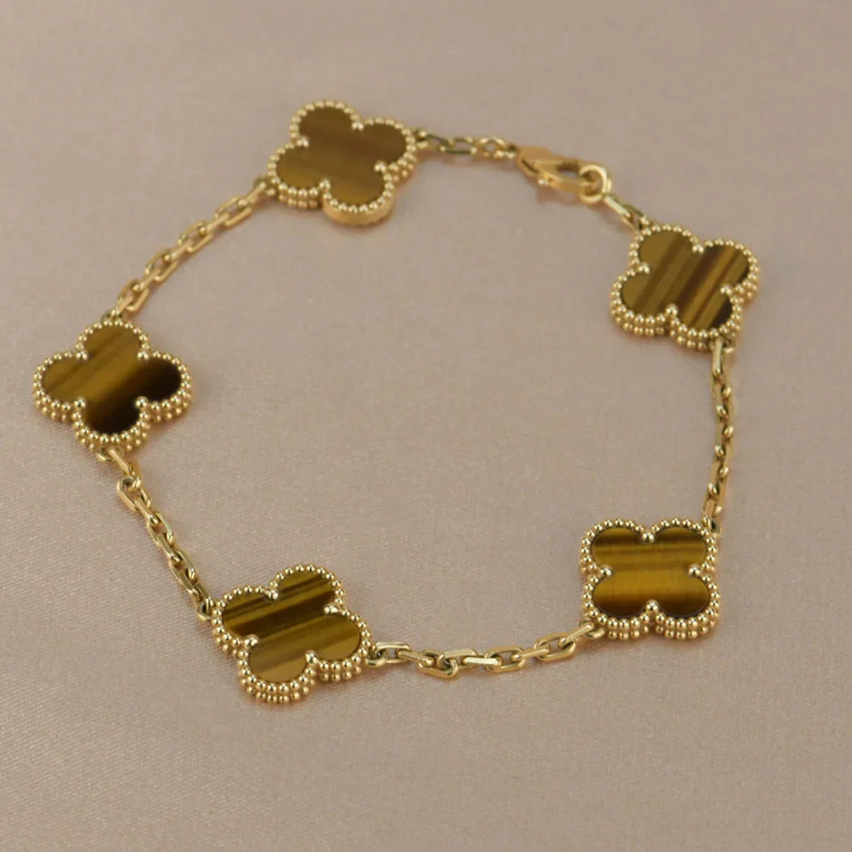 [Lumi] Neue CLOVER 5 MOTIFS TIGER EYE ARMBAND-KOLLEKTION
