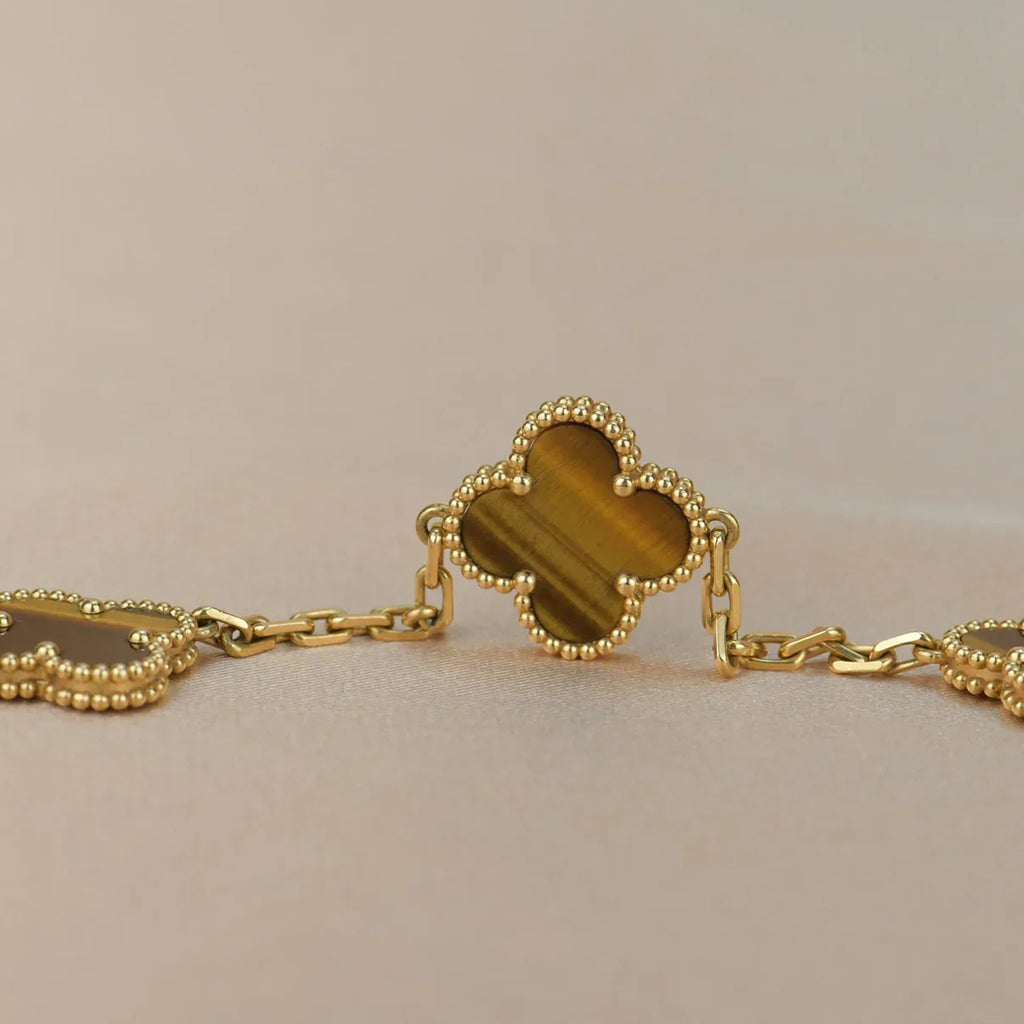 [Lumi] Neue CLOVER 5 MOTIFS TIGER EYE ARMBAND-KOLLEKTION