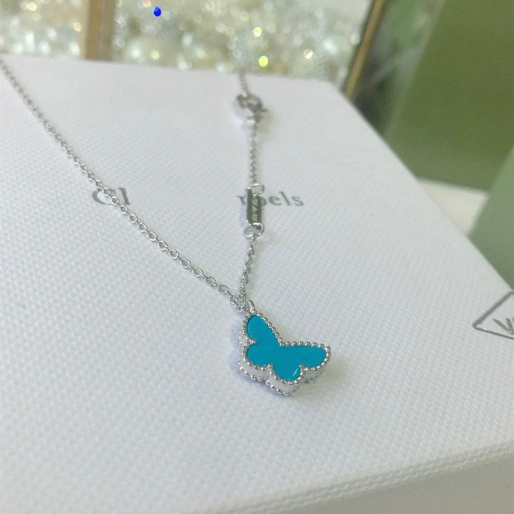 Lumi® Butterfly Türkis Schmetterlingsarmband Silber