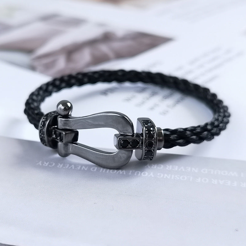 ®Lumi¡¯FORCE GROSSE SERIE HUFEISENSCHWARZES SAMURAI-ARMBAND