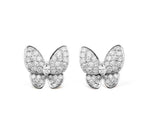 Lumi® Schmetterlings-Ohrringe komplett mit Diamanten