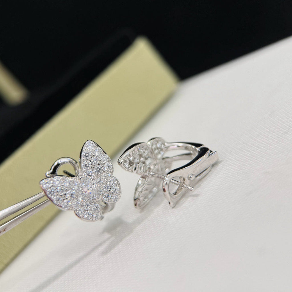 Lumi® Schmetterlings-Ohrringe komplett mit Diamanten