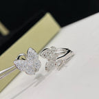 Lumi® Schmetterlings-Ohrringe komplett mit Diamanten