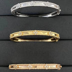Lumi® Kleeblatt-Armband mit 4 mm Diamanten