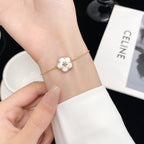 Lumi® Lucky White Mop Pflaumenblüten-Armband
