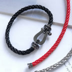 ®Lumi¡¯FORCE GROSSE SERIE HUFEISENSCHWARZES SAMURAI-ARMBAND