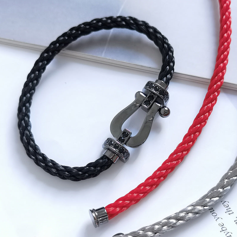 ®Lumi¡¯FORCE GROSSE SERIE HUFEISENSCHWARZES SAMURAI-ARMBAND