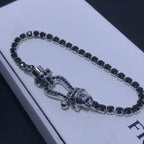 ¡®Lumi¡¯FORCE  LARGE HORSESHOE FULL DIAMOND TENNIS BRACELET