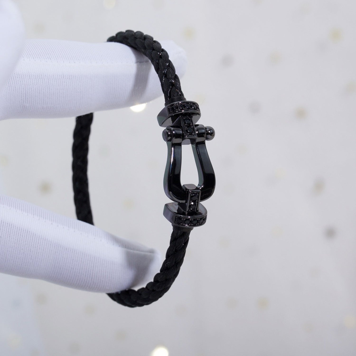 ®Lumi¡¯FORCE GROSSE SERIE HUFEISENSCHWARZES SAMURAI-ARMBAND
