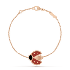 ¡®Lumi¡¯LUCKY SPRING 1 MOTIF PINK GOLD BRACELET