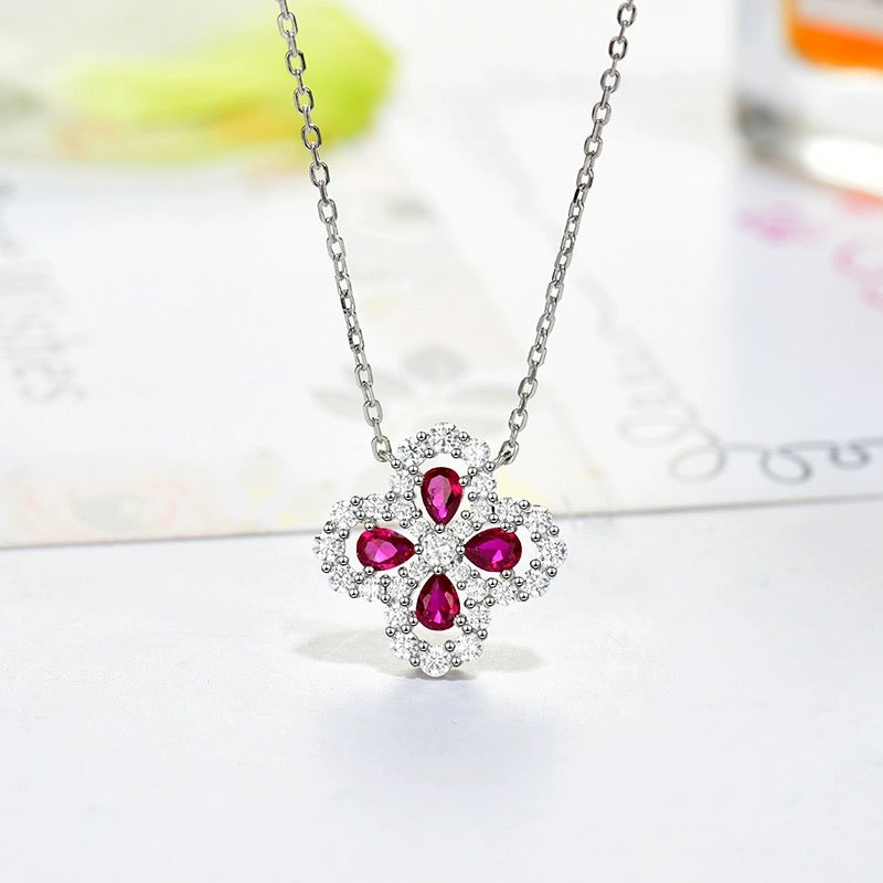 ¡®Lumi¡¯LOOP NECKLACE FULL MOTIF DIAMOND 16MM MULTIPLE COLORS