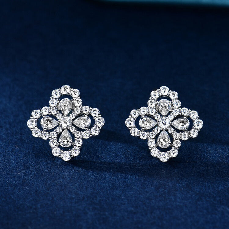 ¡®Lumi¡¯LOOP EARRINGS FULL MOTIF DIAMOND 16MM