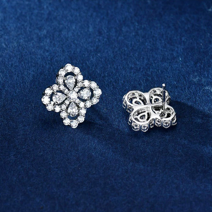 ¡®Lumi¡¯LOOP EARRINGS FULL MOTIF DIAMOND 16MM