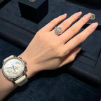 Lumi® Loop Ring Vollmotiv Diamant 16 mm Silber