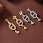 ¡®Lumi¡¯HM KETTEN-DIAMANT-OHRRINGE