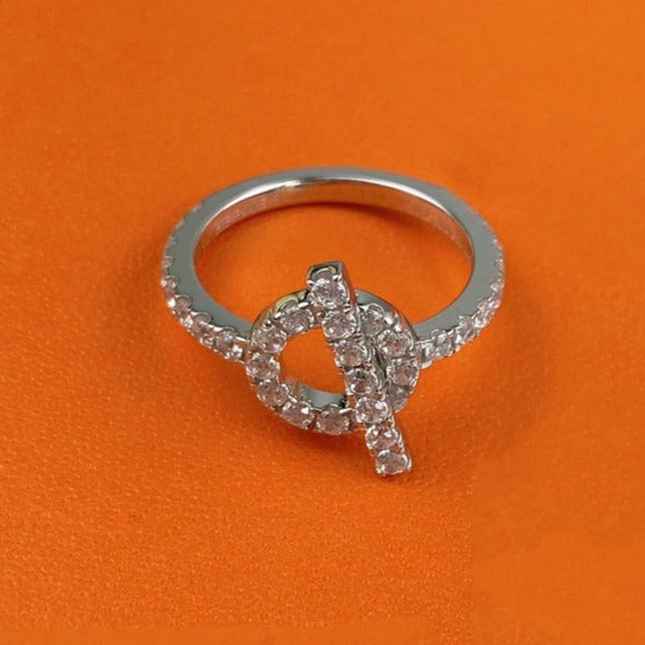 ¡®Lumi¡¯ECHAPPEE RING SILBER DIAMANT