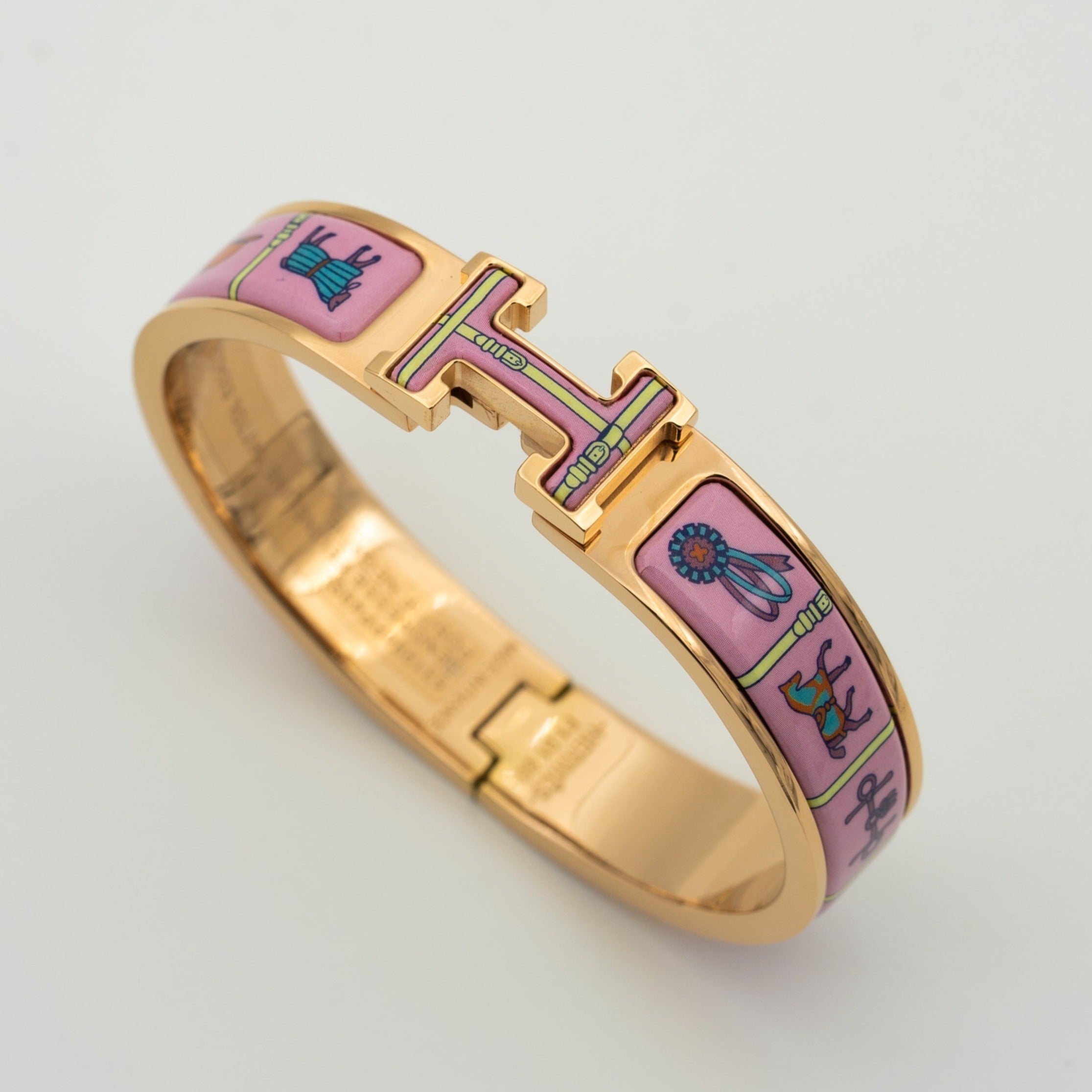 ¡®Lumi¡¯H PINK GOLD BRACELET PINK CERAMIC