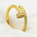 ¡®Lumi¡¯JUSTE RING 1.8MM GOLD DIAMONDS