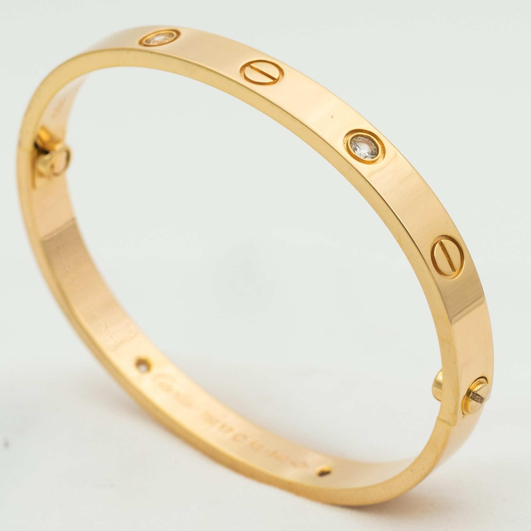 ¡®Lumi¡¯LOVE BRACELET 6.1MM 4 DIAMONDS
