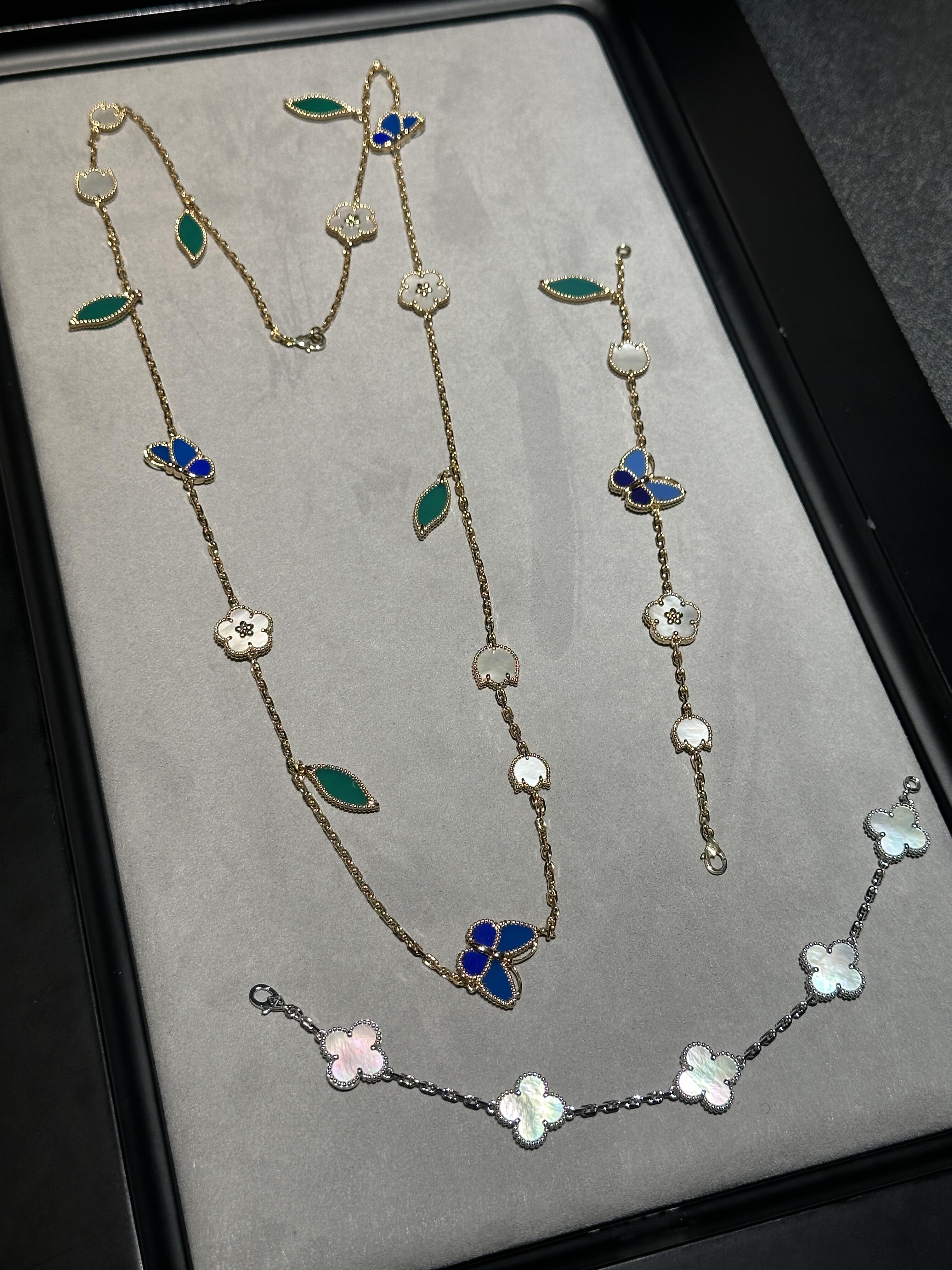 [Lumi Jewelry] 26 NEW CLOVER 15 MOTIFS LUCKY NECKLACE