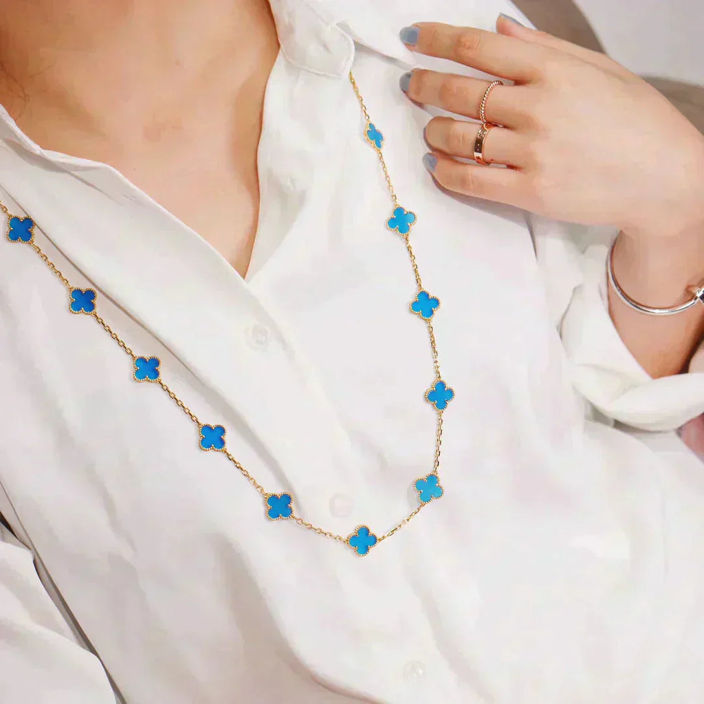 ¡®Lumi¡¯CLOVER 20 MOTIFS TURQUOISE GOLD