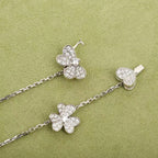 ¡®Lumi¡¯FRIVOLE SILVER 9 FLOWERS NECKLACE