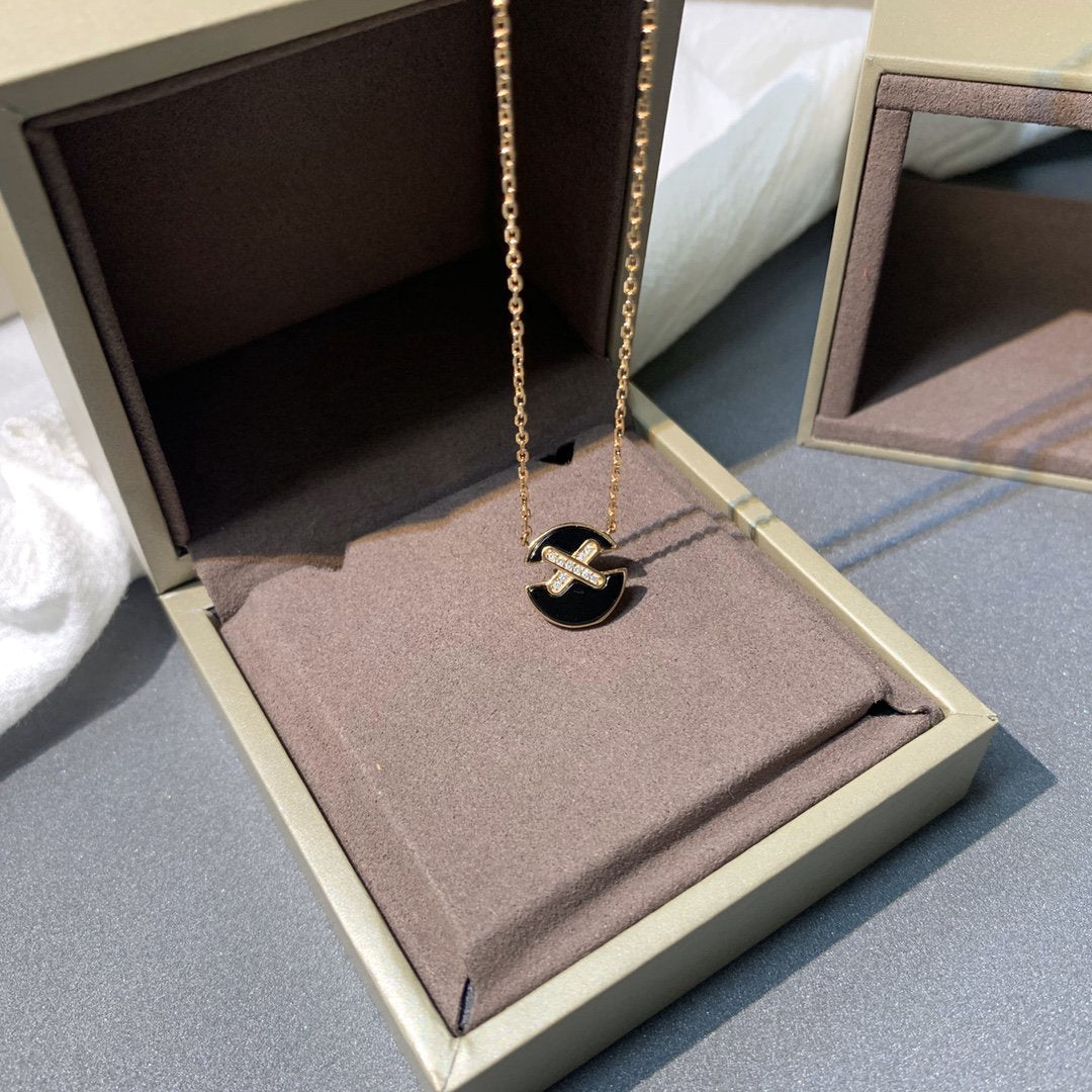 ¡®Lumi¡¯JEUX DE PINK GOLD DIAMOND NECKLACE