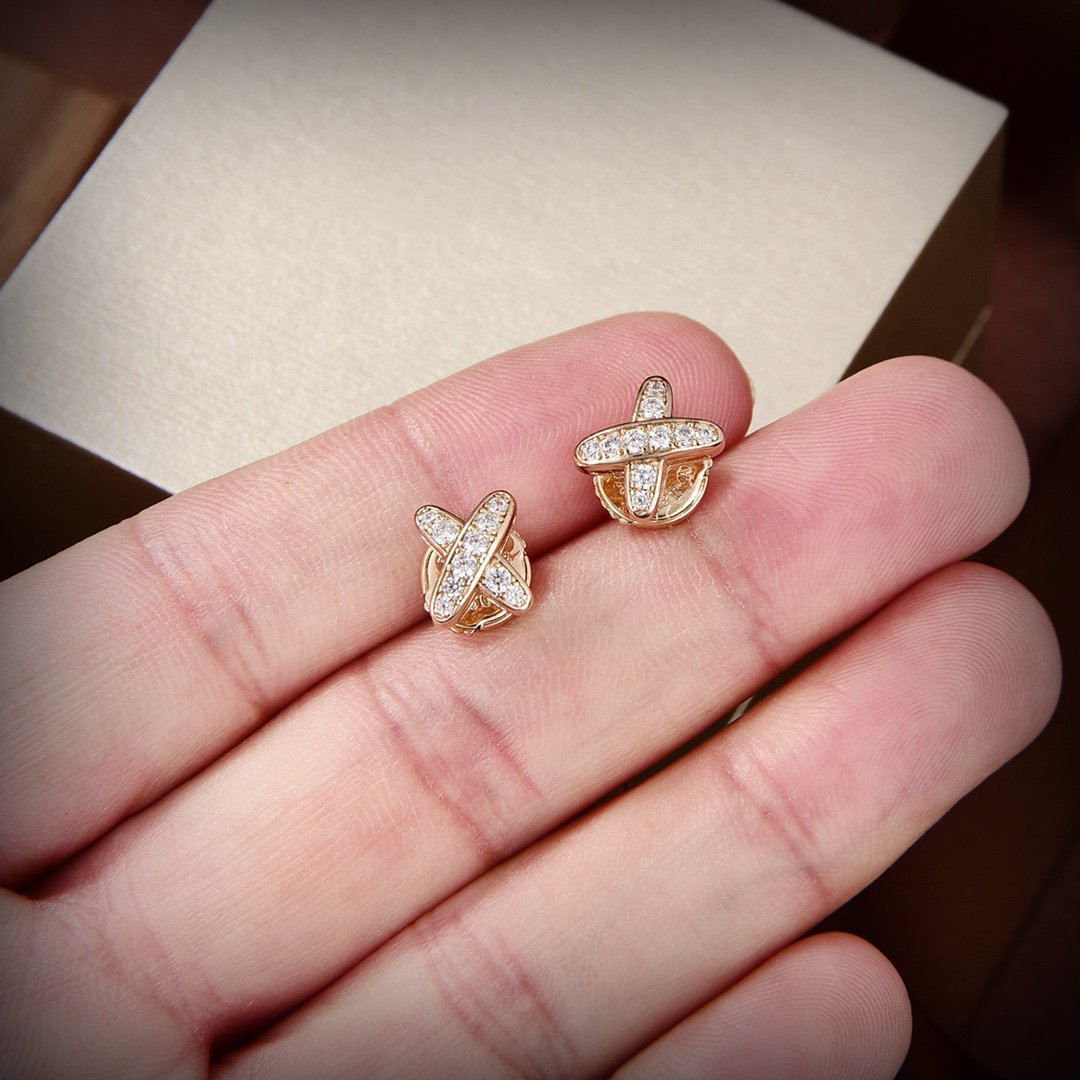 ¡®Lumi¡¯JEUX DE GOLD DIAMOND EARRINGS