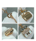 ¡®Lumi¡¯H CIRCE MOISSANITE PENDANT NECKLACE GOLD