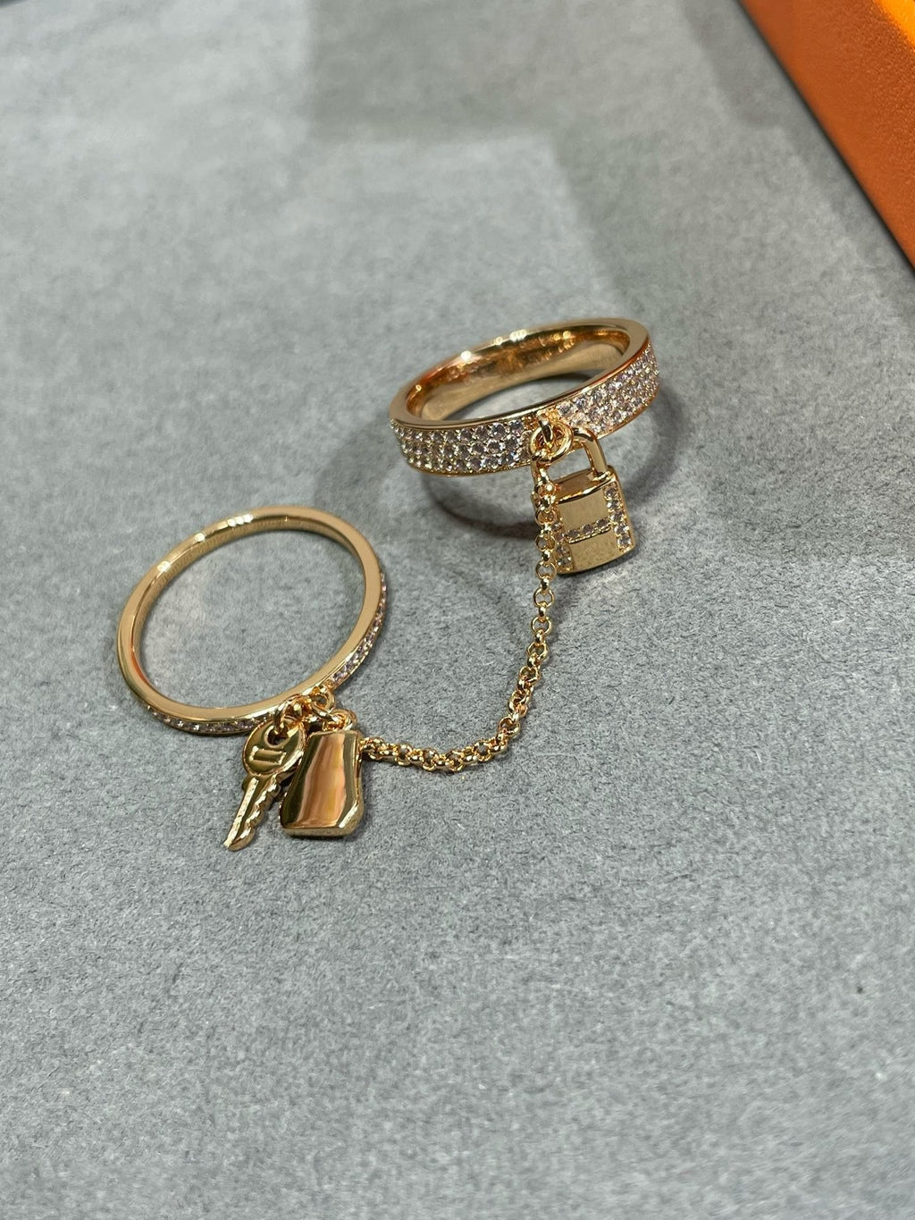 LumiHM Kelly Clochette Doppelring mit Diamanten