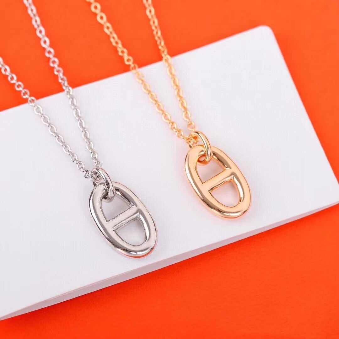¡®Lumi¡¯HM PIG NOSE NECKLACE