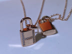 ¡®Lumi¡¯HM ADVANCED NICHE LOCK HEAD NECKLACE DIAMONDS