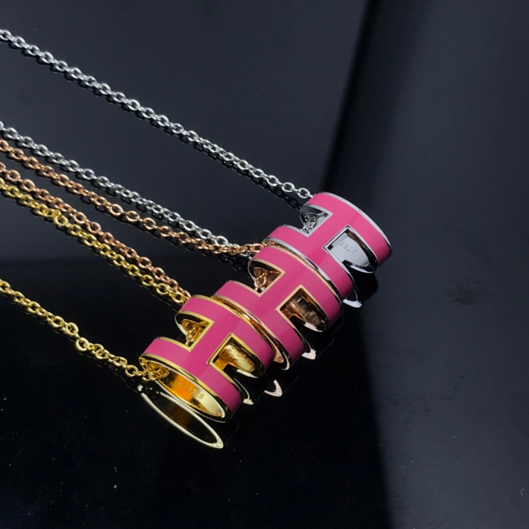 ¡®Lumi¡¯H NECKLACE PINK