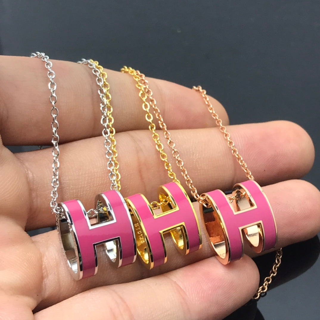 ¡®Lumi¡¯H NECKLACE PINK