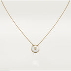 ¡®Lumi¡¯AMULETTE ROSE GOLD MOP NECKLACE