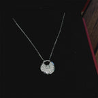 ¡®Lumi¡¯AMULETTE SILVER FULL DIAMOND NECKLACE