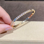 ¡®Lumi¡¯BEE LOVE GOLD BRACELET FULL DIAMOND
