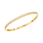 ¡®Lumi¡¯BEE LOVE GOLD BRACELET FULL DIAMOND