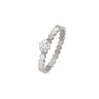 LumiBEE LOVE RING SILBER 1 DIAMANT