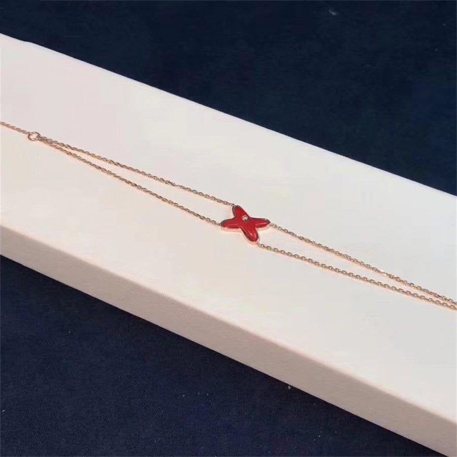 LumiJeux Armband Karneol Roségold 1 Diamant