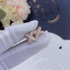 ¡®Lumi¡¯JEUX DE PINK GOLD DIAMOND EARRINGS