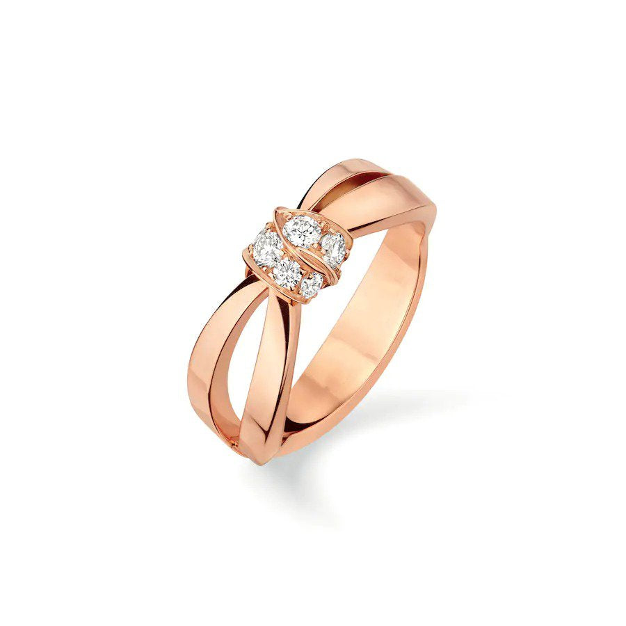 LumiLIENS RING ROSA GOLD DIAMANT