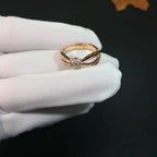LumiLIENS RING ROSA GOLD DIAMANT